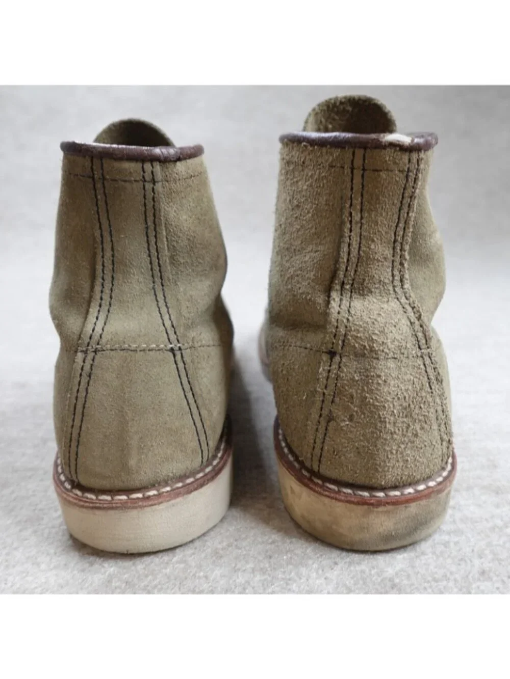 Red Wing Boots 8.5 Gray Suede Roughout 8139 Nigel Cabourn 2010